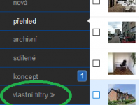 vlastní filtry